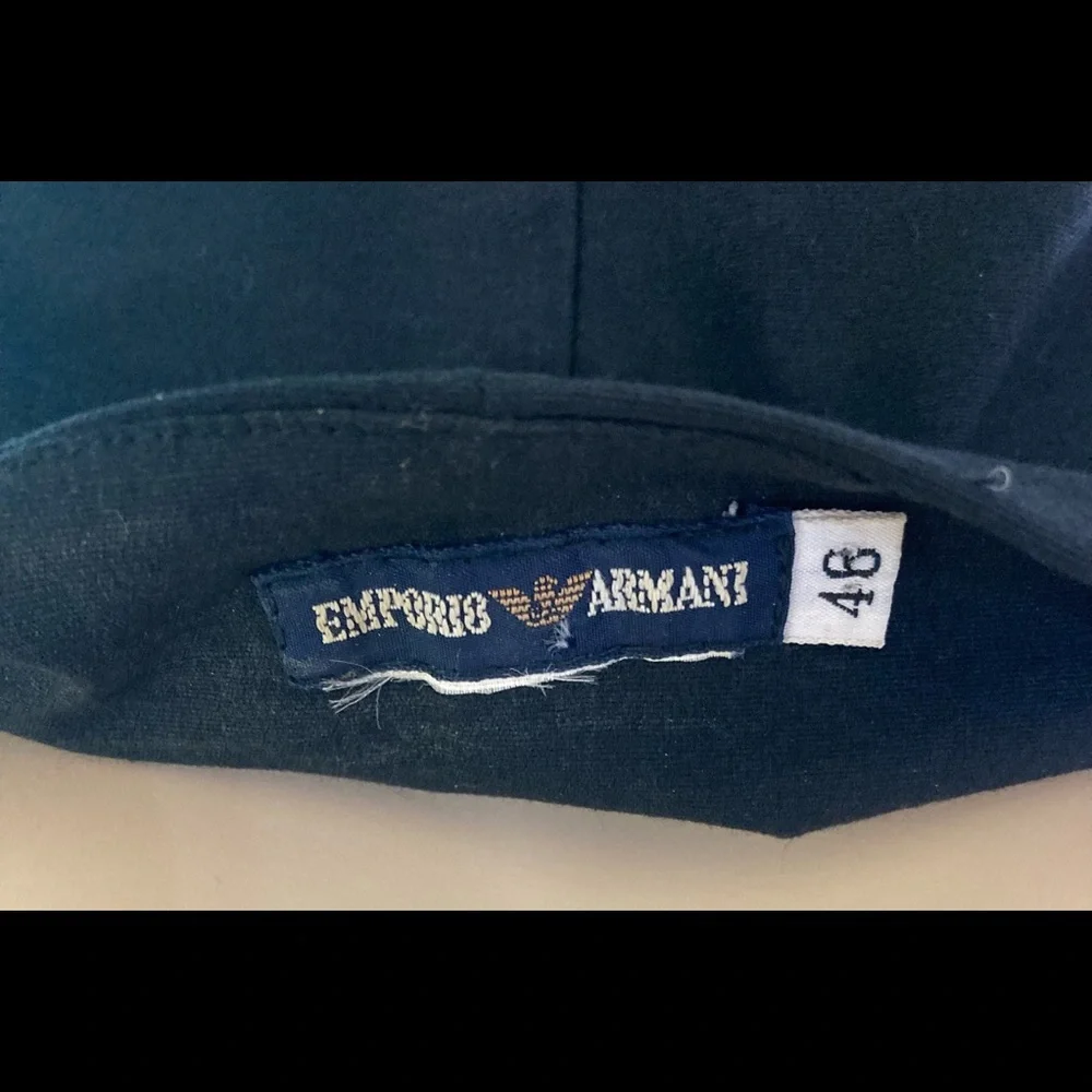 Emporio Armani Little Black Strapless Dress Sz EU46 Small Perfect for Valentines - Picture 3 of 3